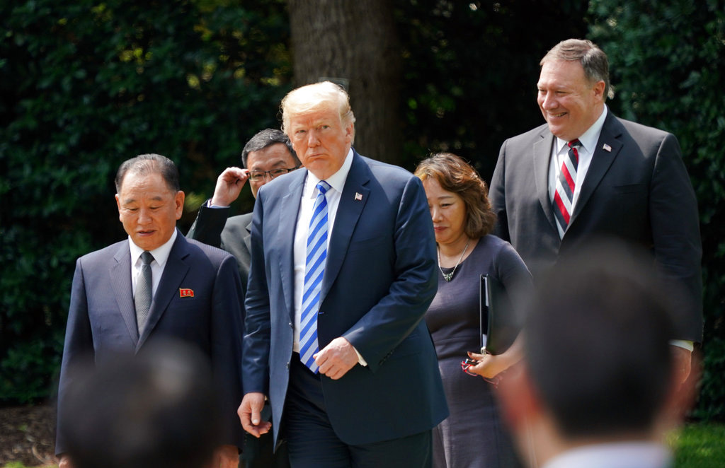 The summit's back on: Trump meets NKorean at White House