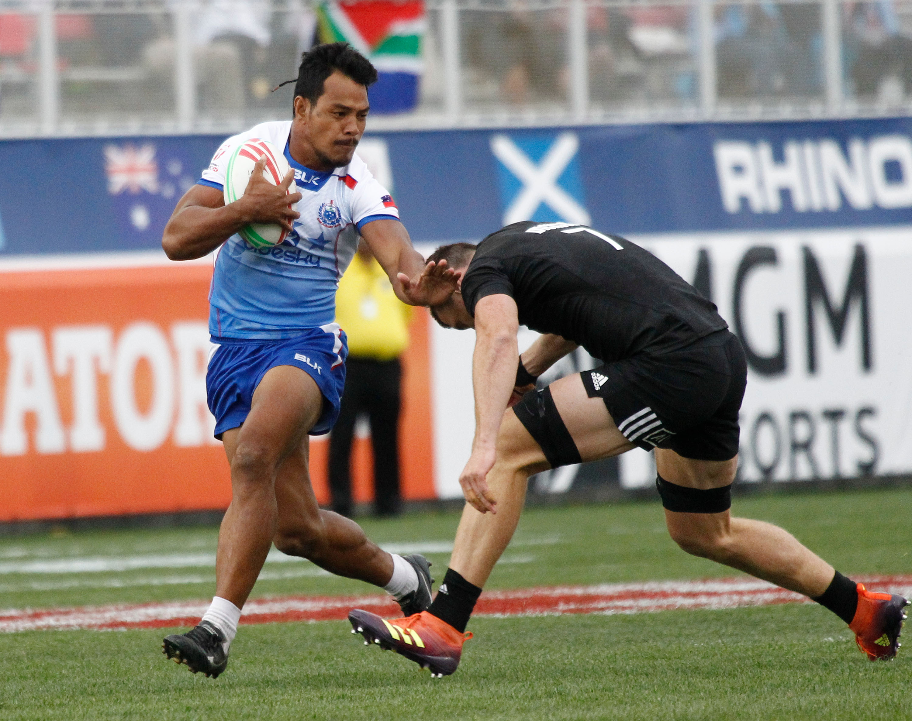 Quarterfinals on for Samoa after Vegas Sevens Day One