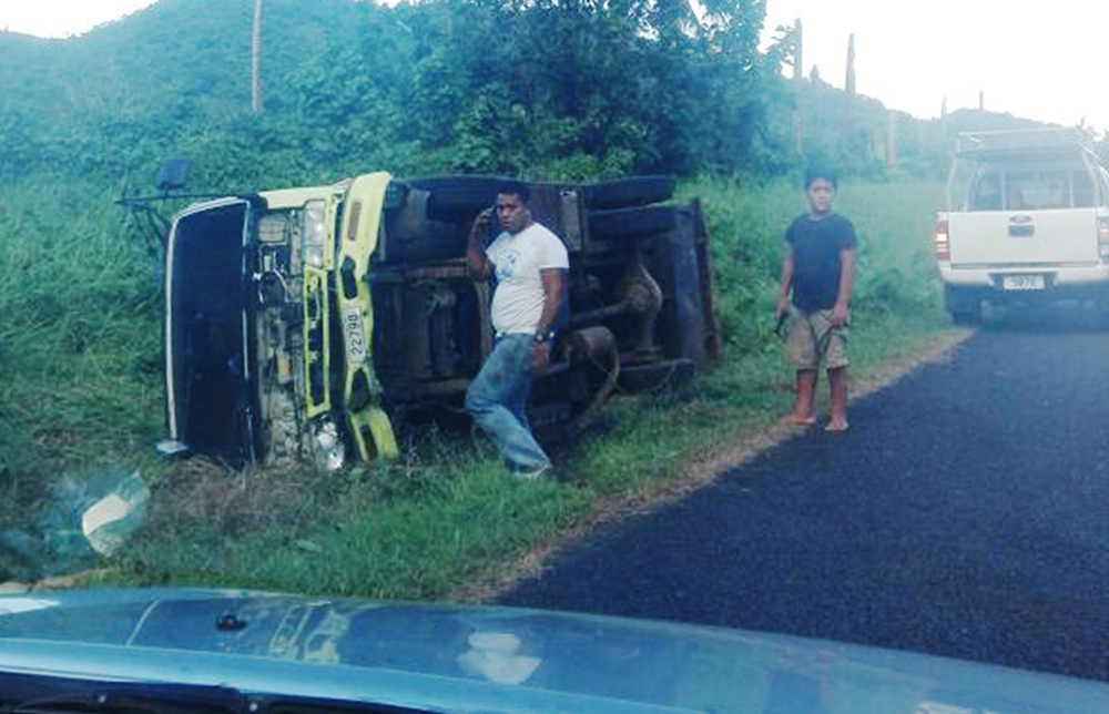 Road trouble at Tiavea