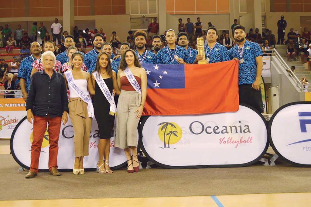 Bronze medal for Samoa Volleyball team