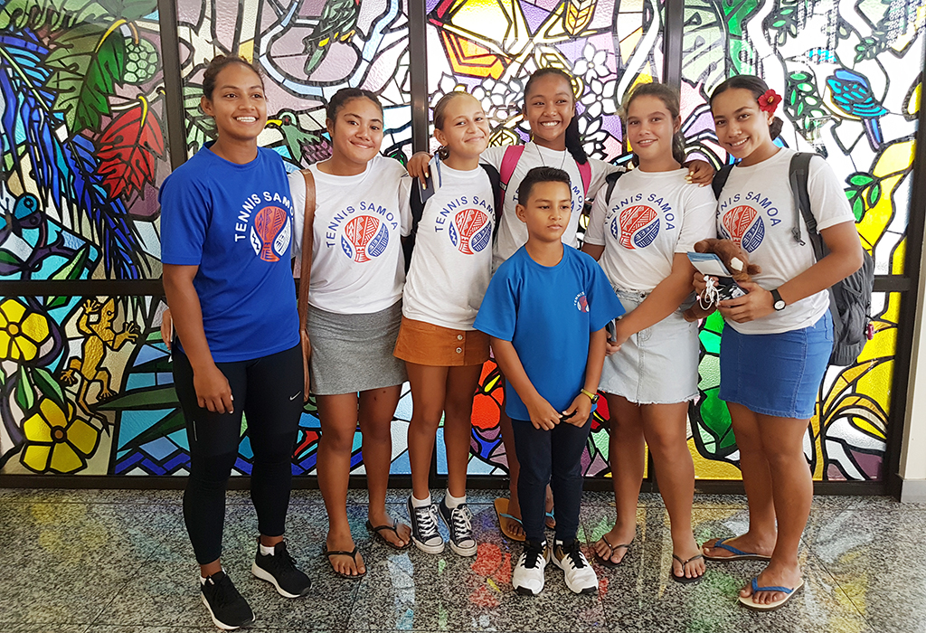 Tennis Samoa returns from successful campaign in Fiji