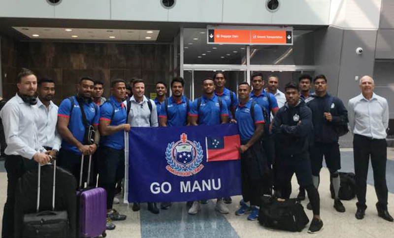 Manu Samoa Sevens touch down in Las Vegas