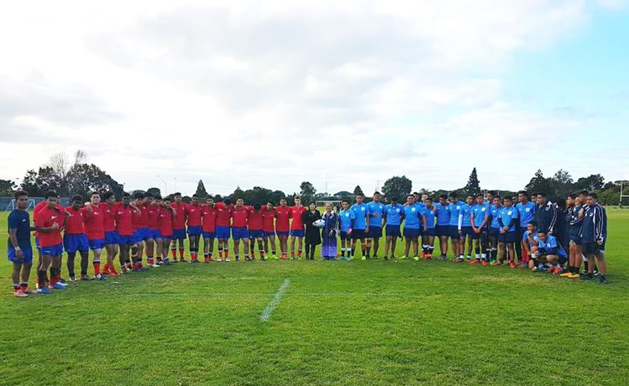 R.L.S.S. senior rugby team on N.Z. tour