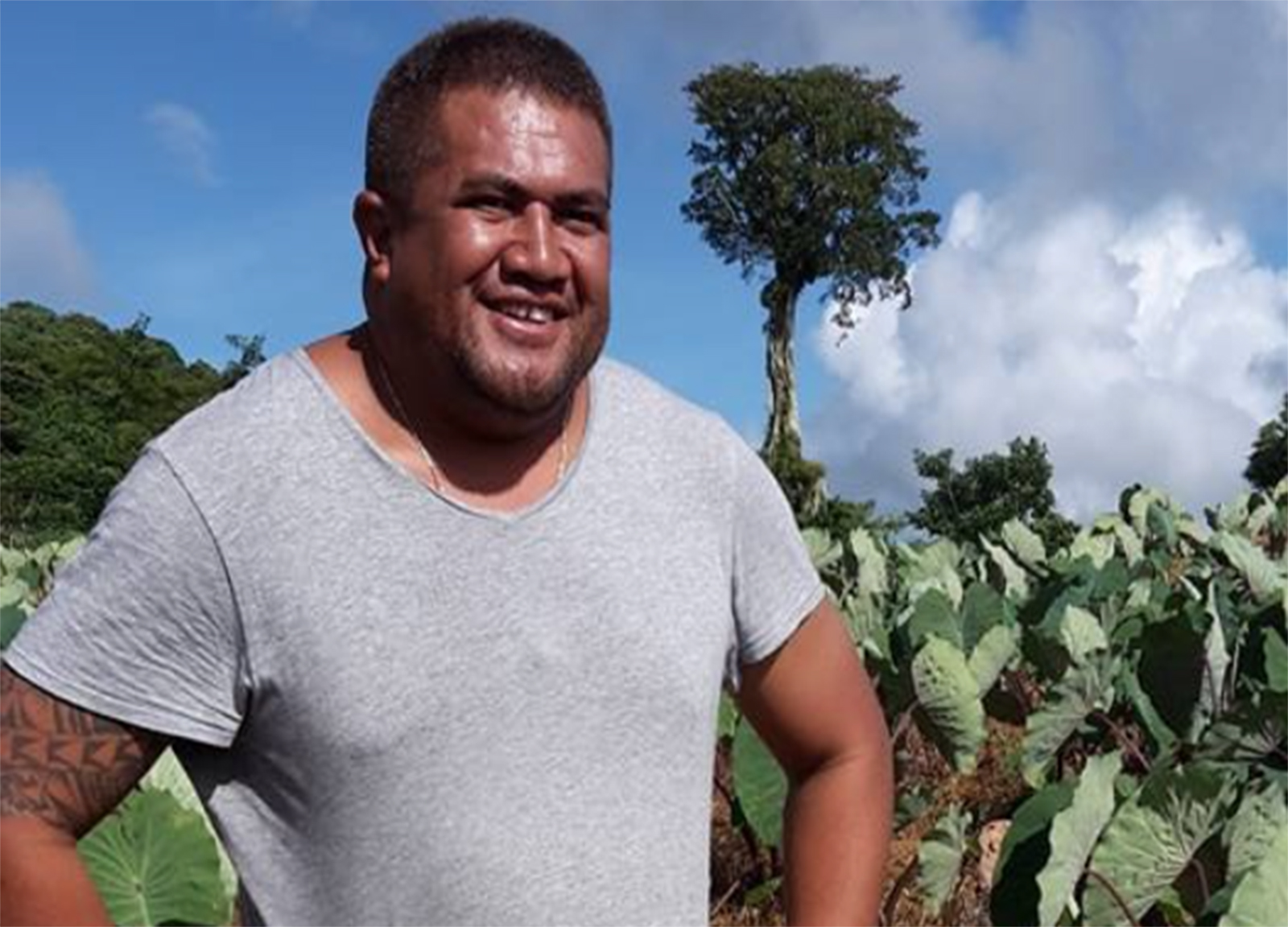 Man with Samoa’s biggest commercial taro plantation