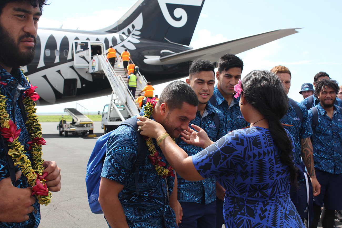 Auckland Blues have arrived