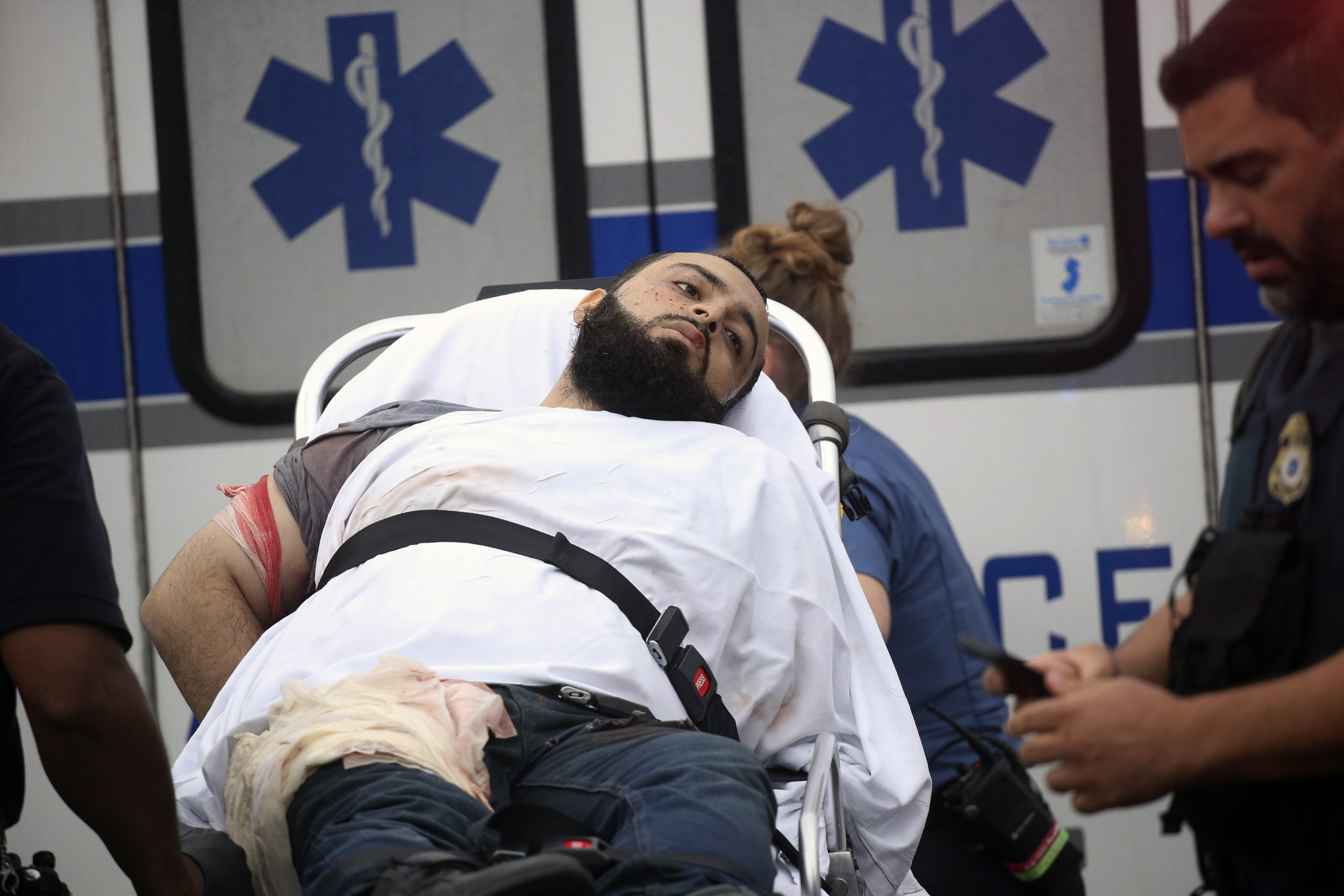 Suspect is shot and captured in New York-area bombings