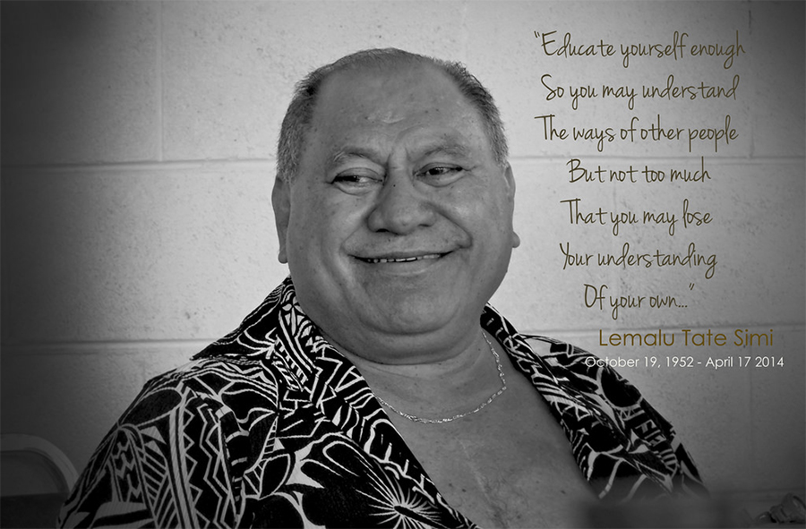 Late Lemalu Tate Simi honoured