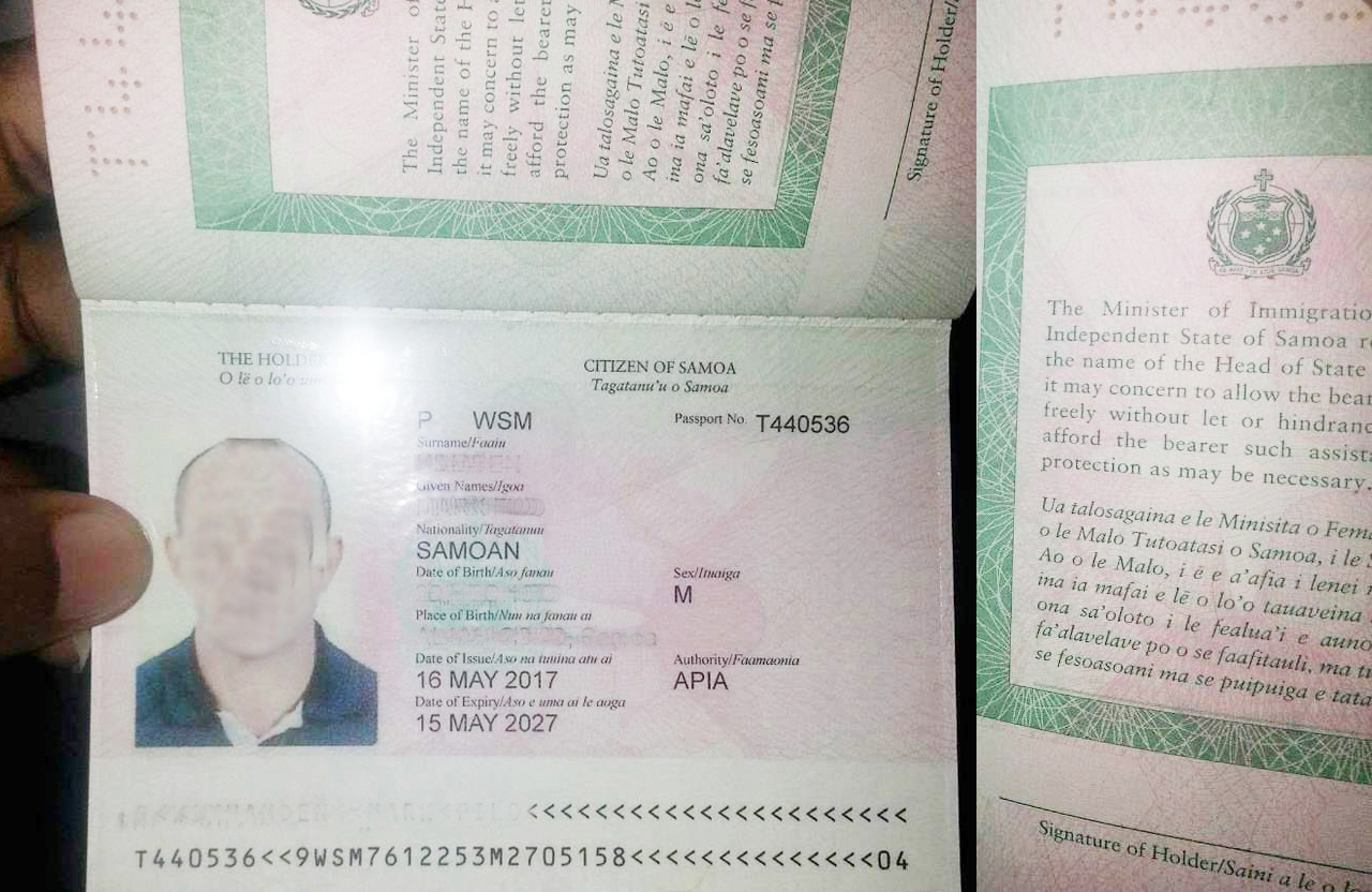 Suspension over passport probe