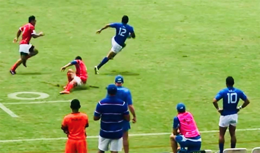 Samoa goes down fighting against Fiji