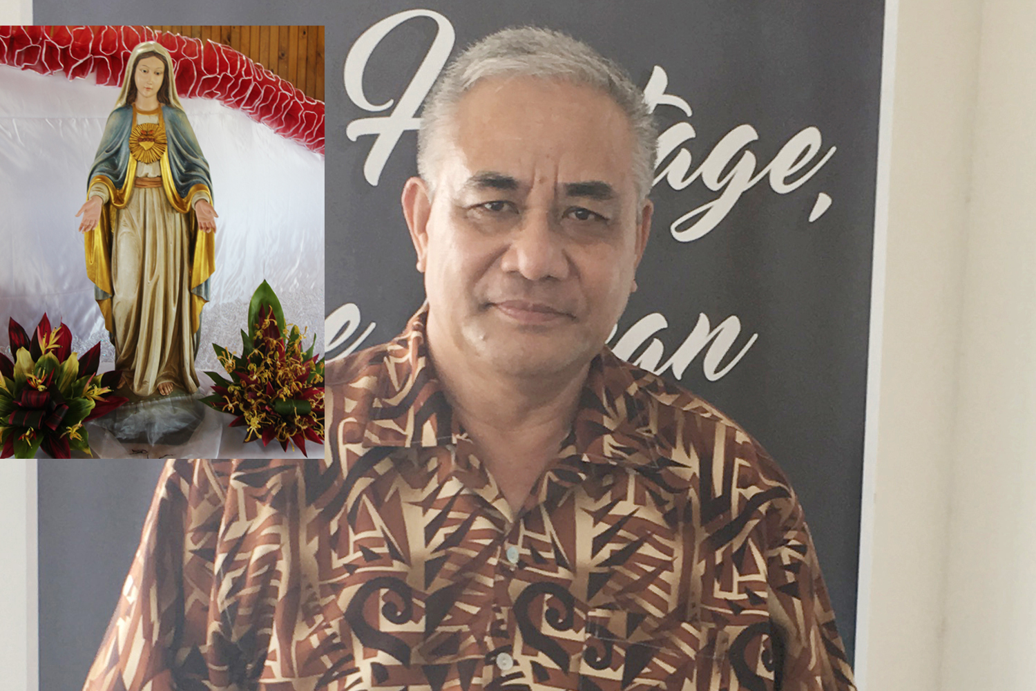 Drunken man steals, dismember statue of St. Mary at Si’ufaga