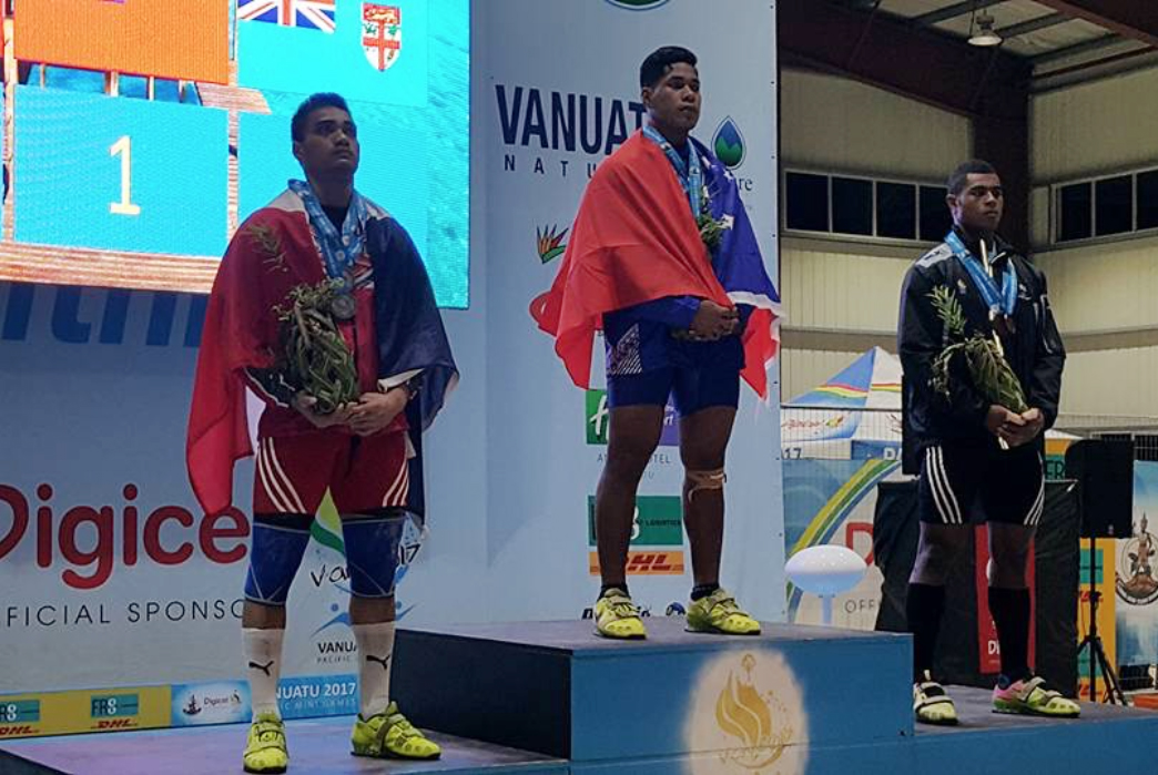 Don Opeloge brings in Samoa’s latest gold in Vanuatu Games