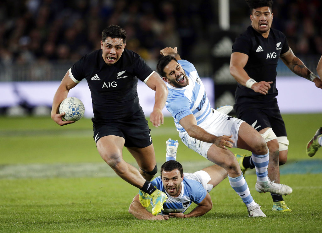 Experimental All Blacks team overcomes Argentina 46-24