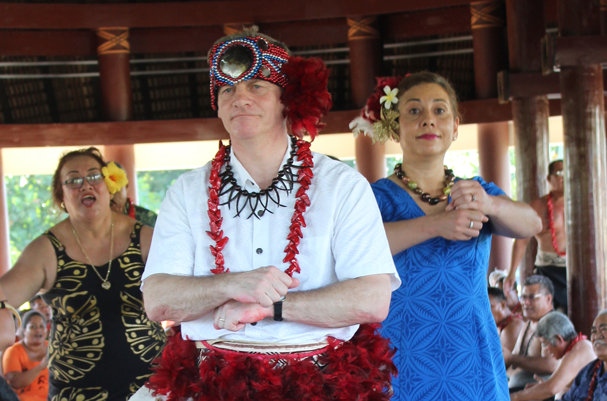 N.Z. Prime Minister is a chief of Samoa