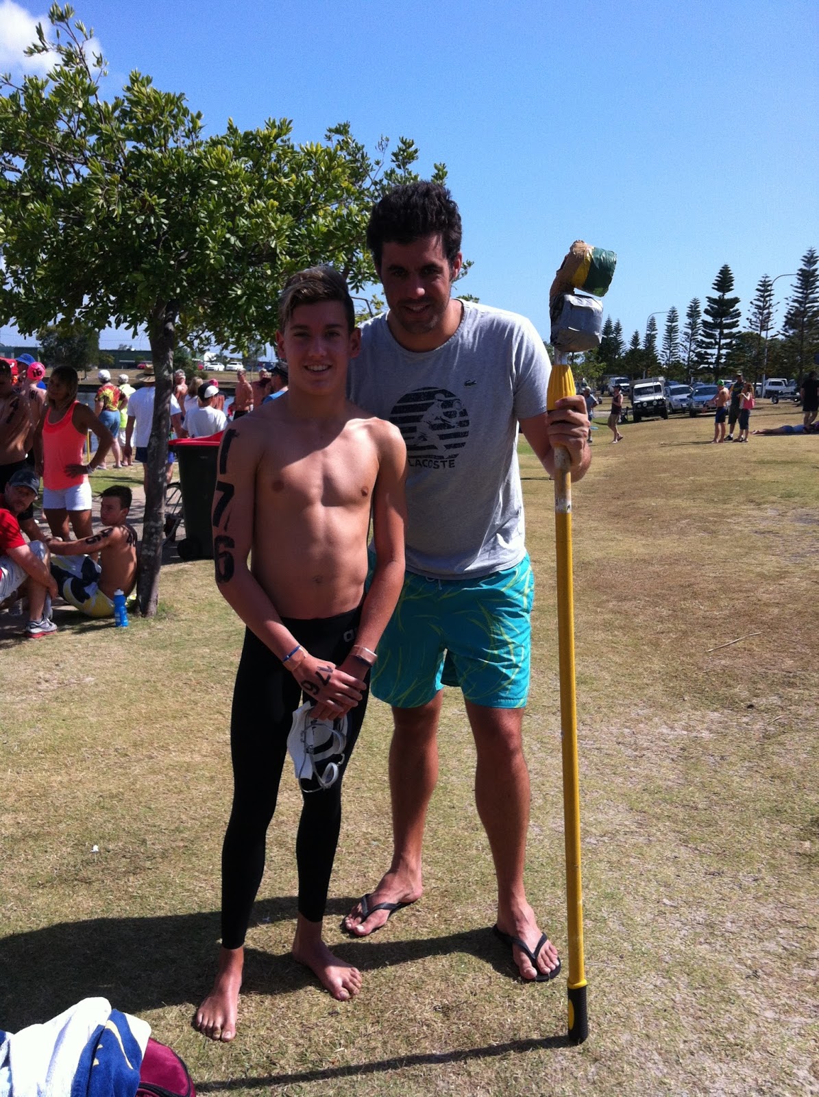 Champion separating  himself from the pack