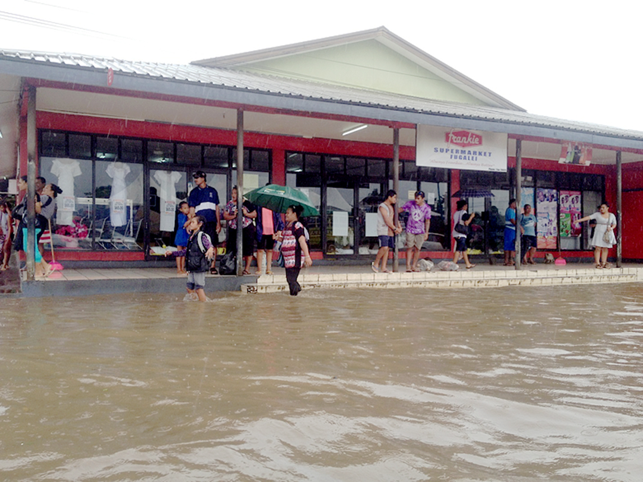 Tropical depression leads to flooding and landslide
