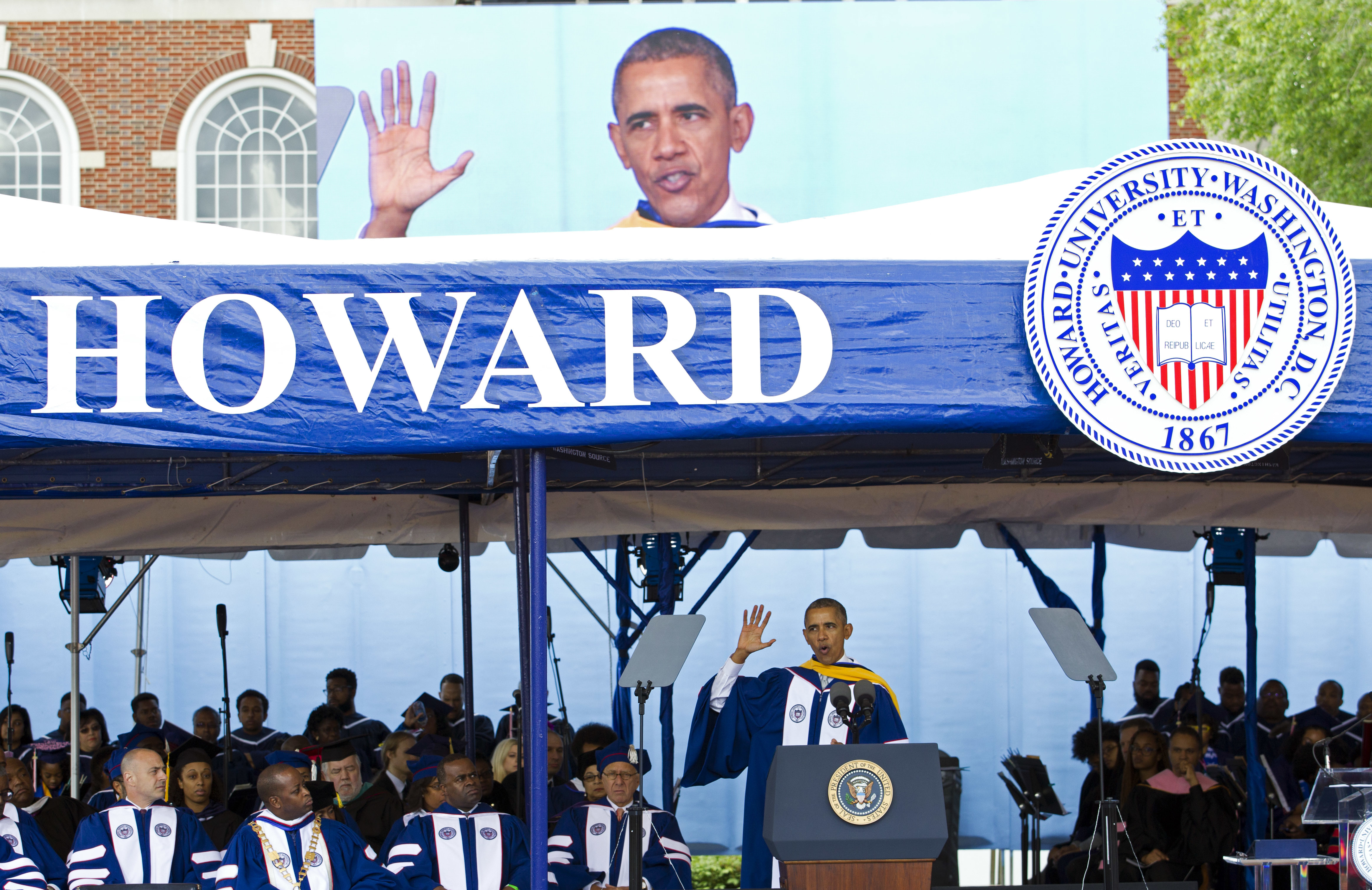 Obama: US in 'better place' than when he graduated college