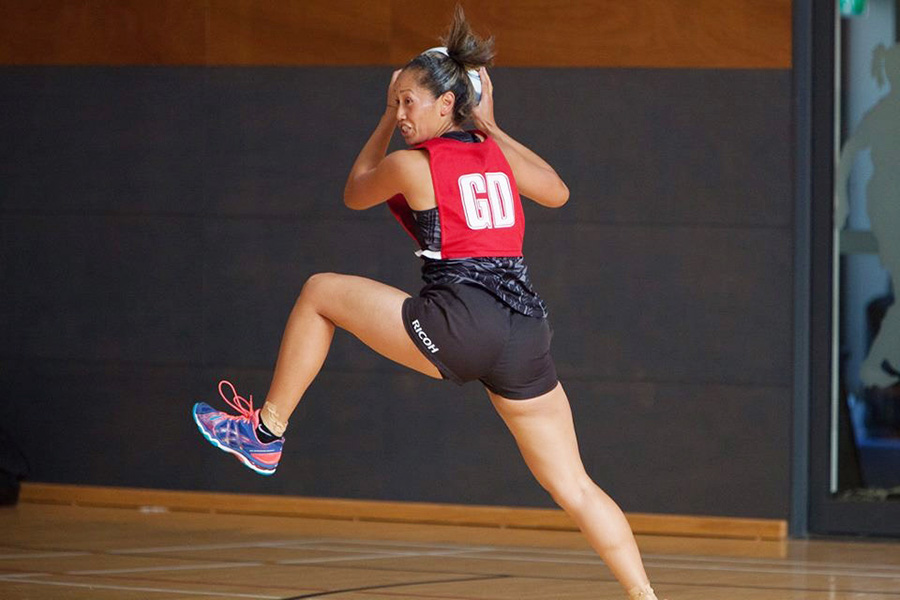 Mother of five topping the charts in netball training