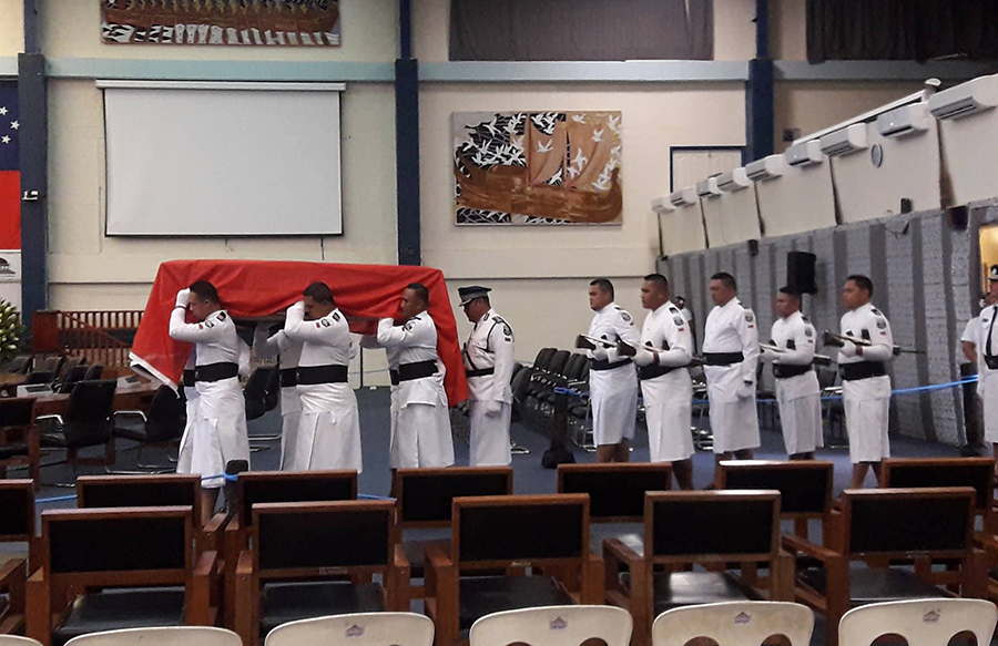 State funeral for Tuiloma Lameko gets underway