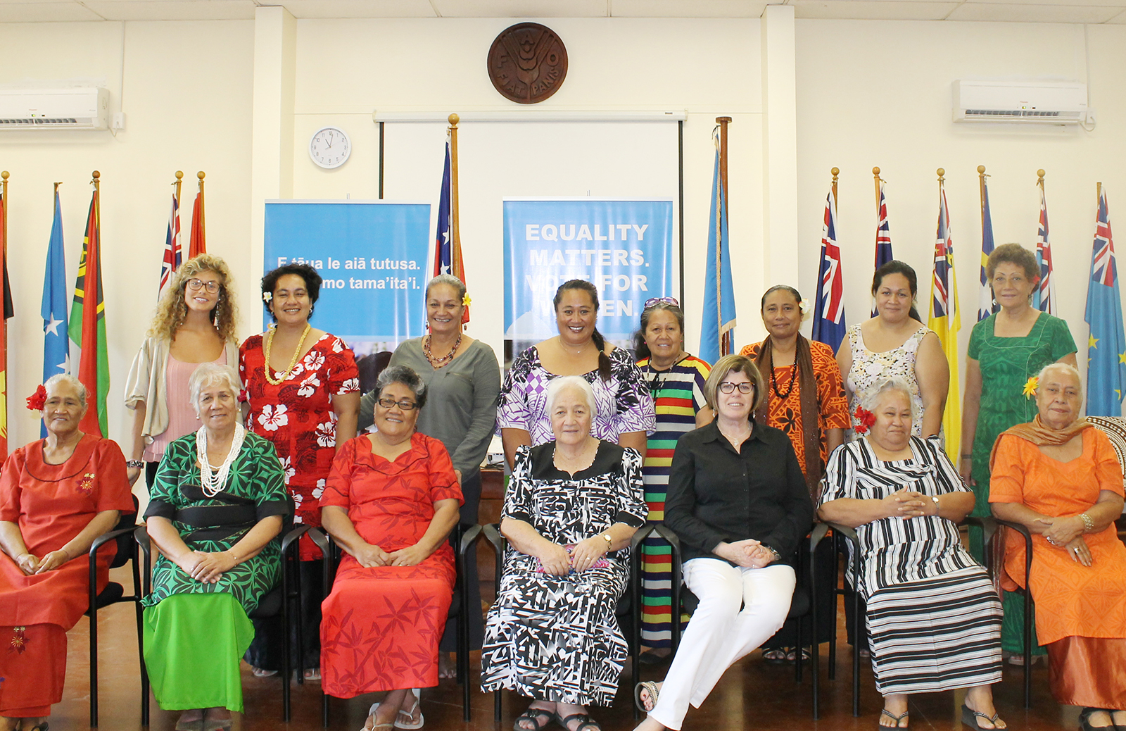 Women rehearse for Parliament
