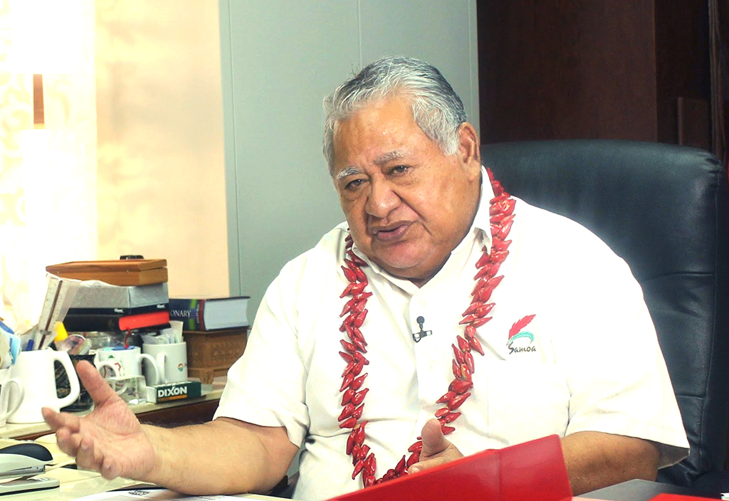 “That’s what a fa’afafine would say,” Tuilaepa hits back