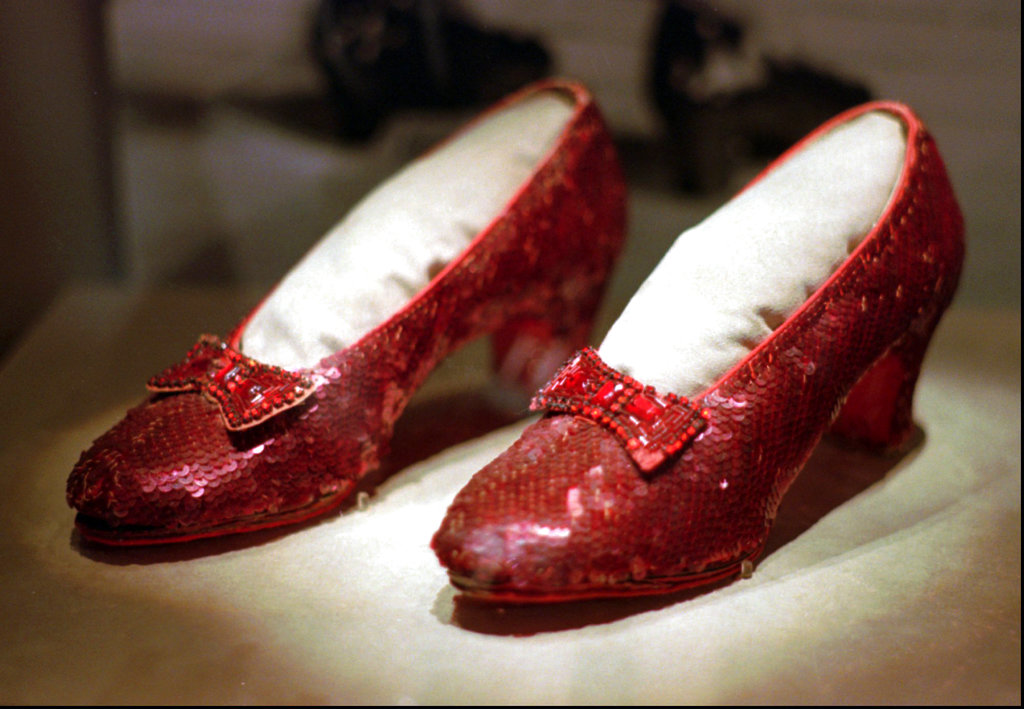 Sting operation recovered Dorothy's stolen ruby slippers