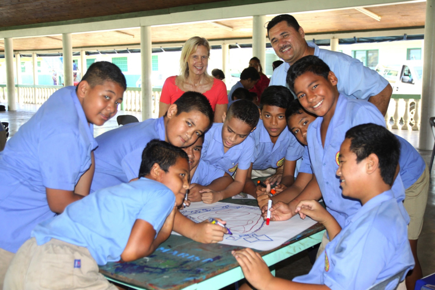 Students get excited  about garden concepts