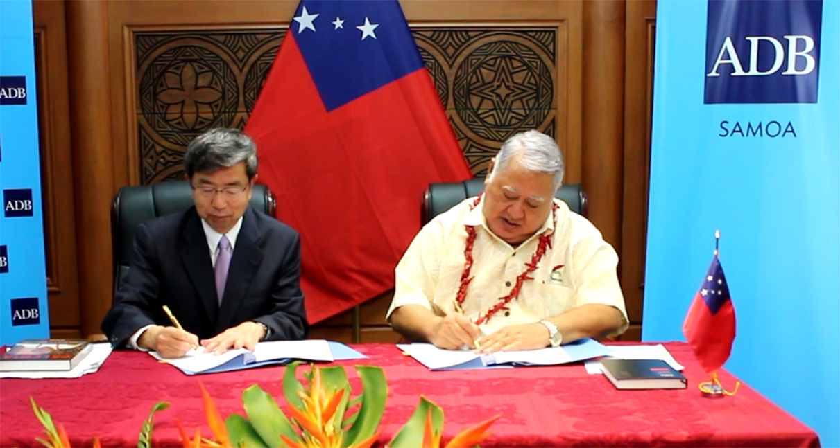 Prime Minister Tuilaepa meets ADB President