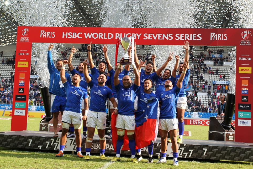Samoa win their first Cup of the series after thrilling comeback in Paris