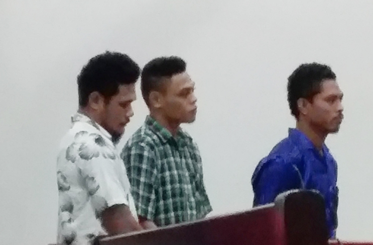 Three men in Court for arson