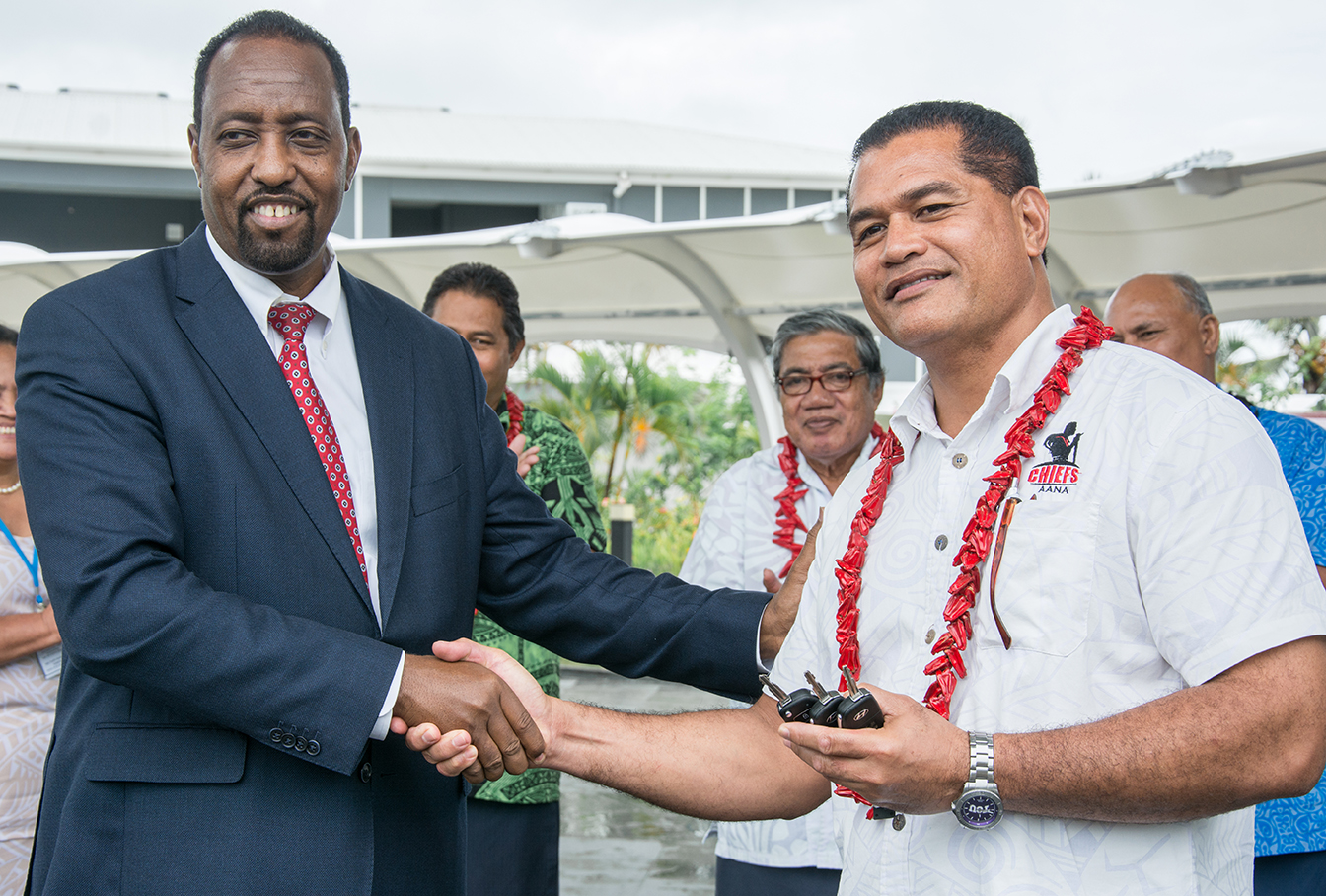 Samoa Post receives new mail vehicles