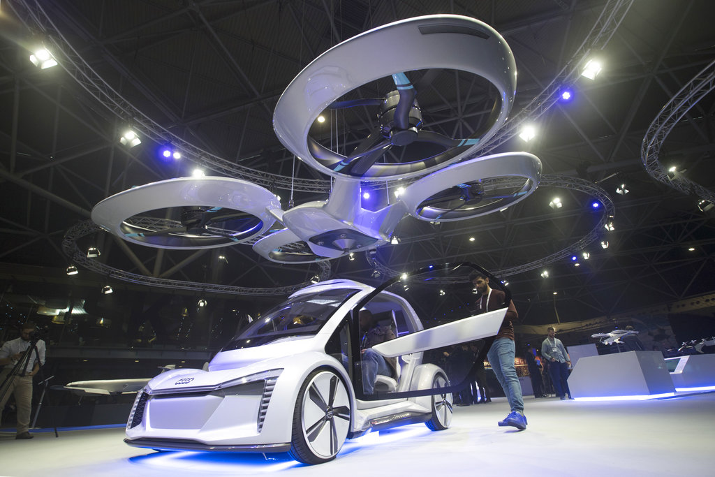 Hailing the future taxi: Drone-car mashup model takes flight