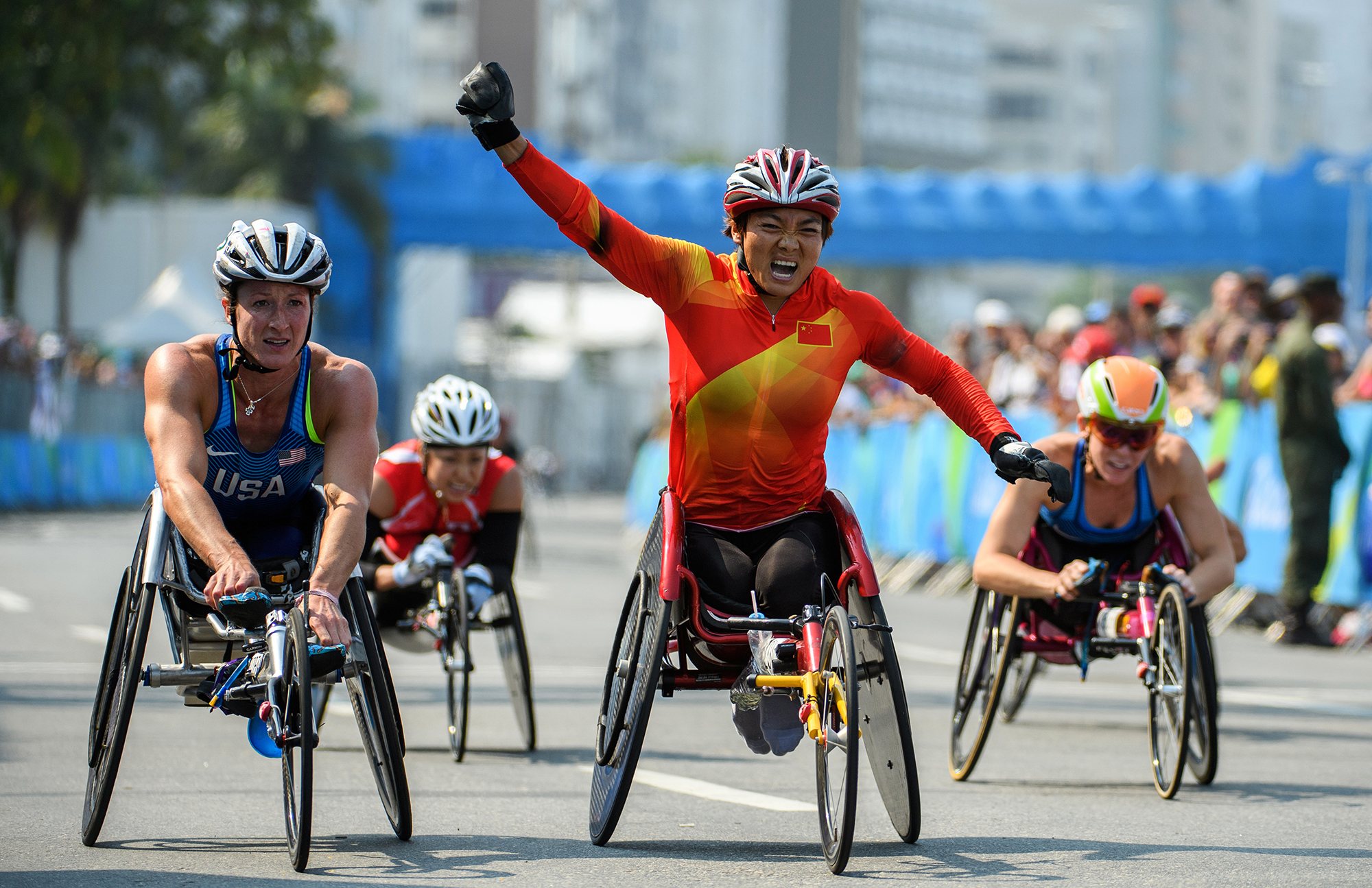 Paralympics: China's Zou Lihong wins wheelchair marathon